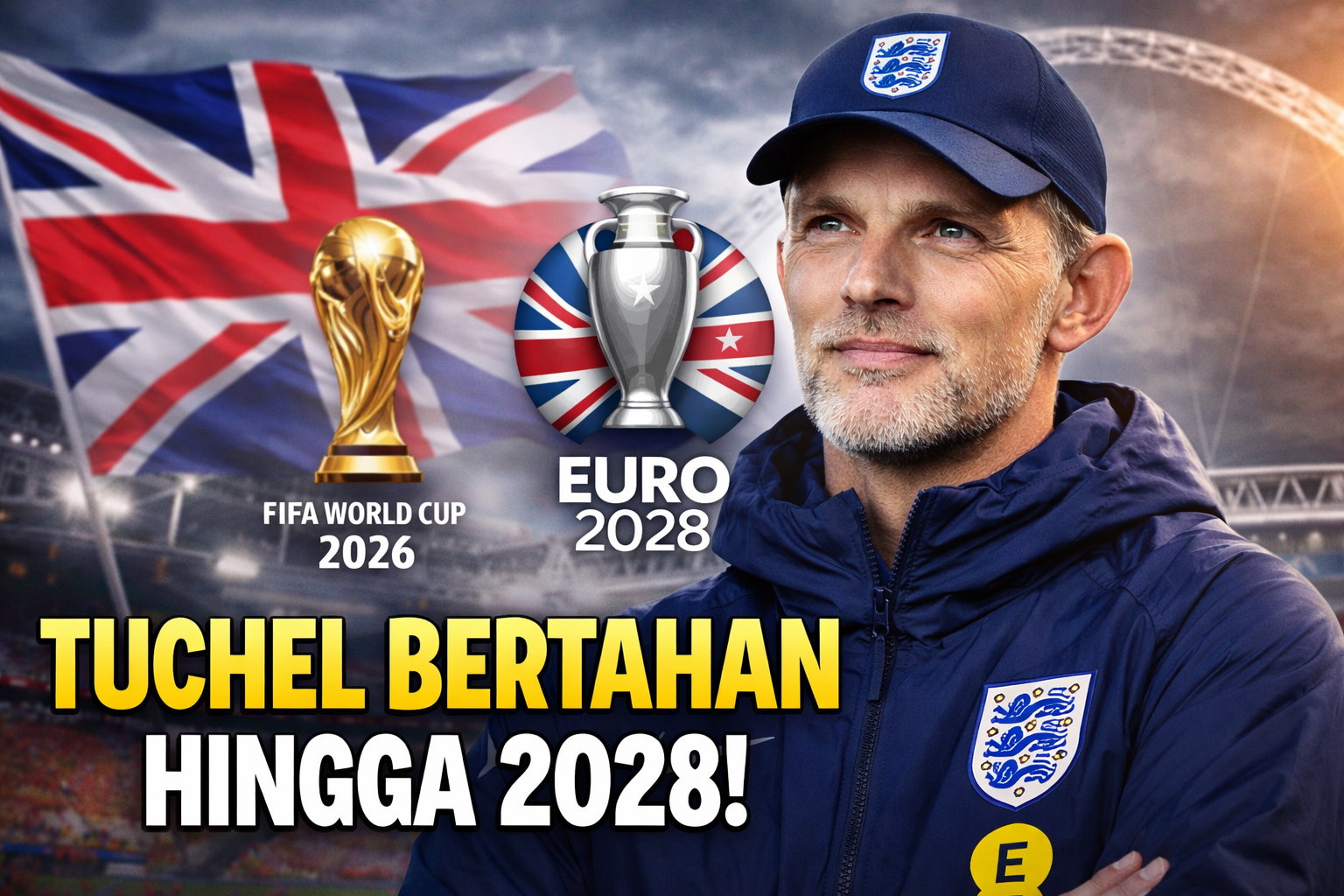 FA Kunci Thomas Tuchel: Pelatih Asal Jerman Ini Bertahan di Timnas Inggris hingga 2028