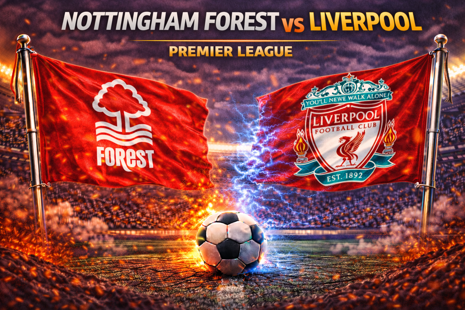 Prediksi Bola Skor Nottingham Forest vs Liverpool
