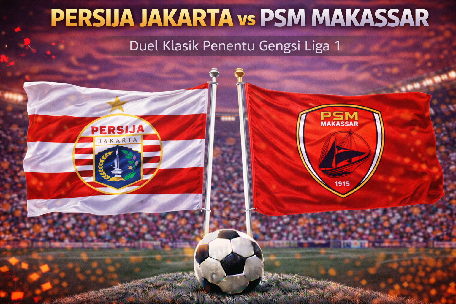 Prediksi Bola Skor Persija Jakarta vs PSM Makassar