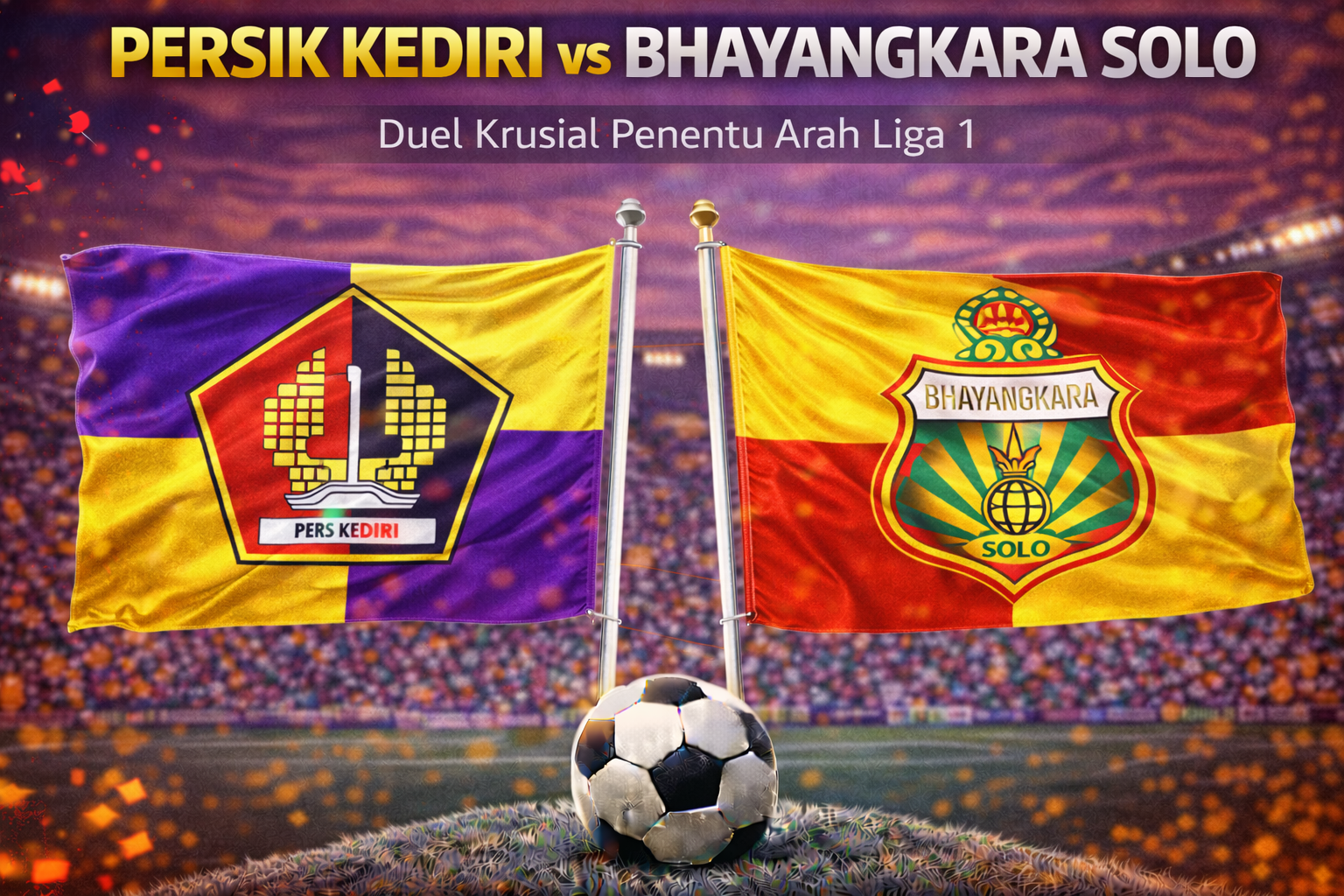 Prediksi Bola Skor Persik Kediri vs Bhayangkara Solo