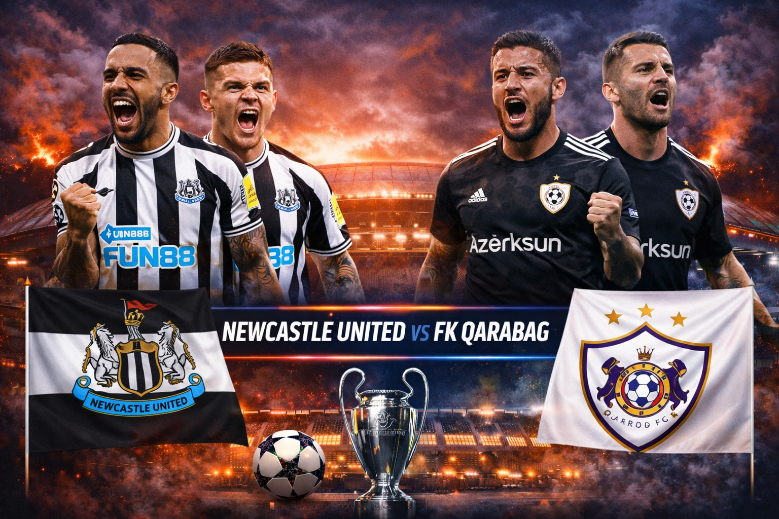 Prediksi Bola Skor Newcastle United vs FK Qarabag