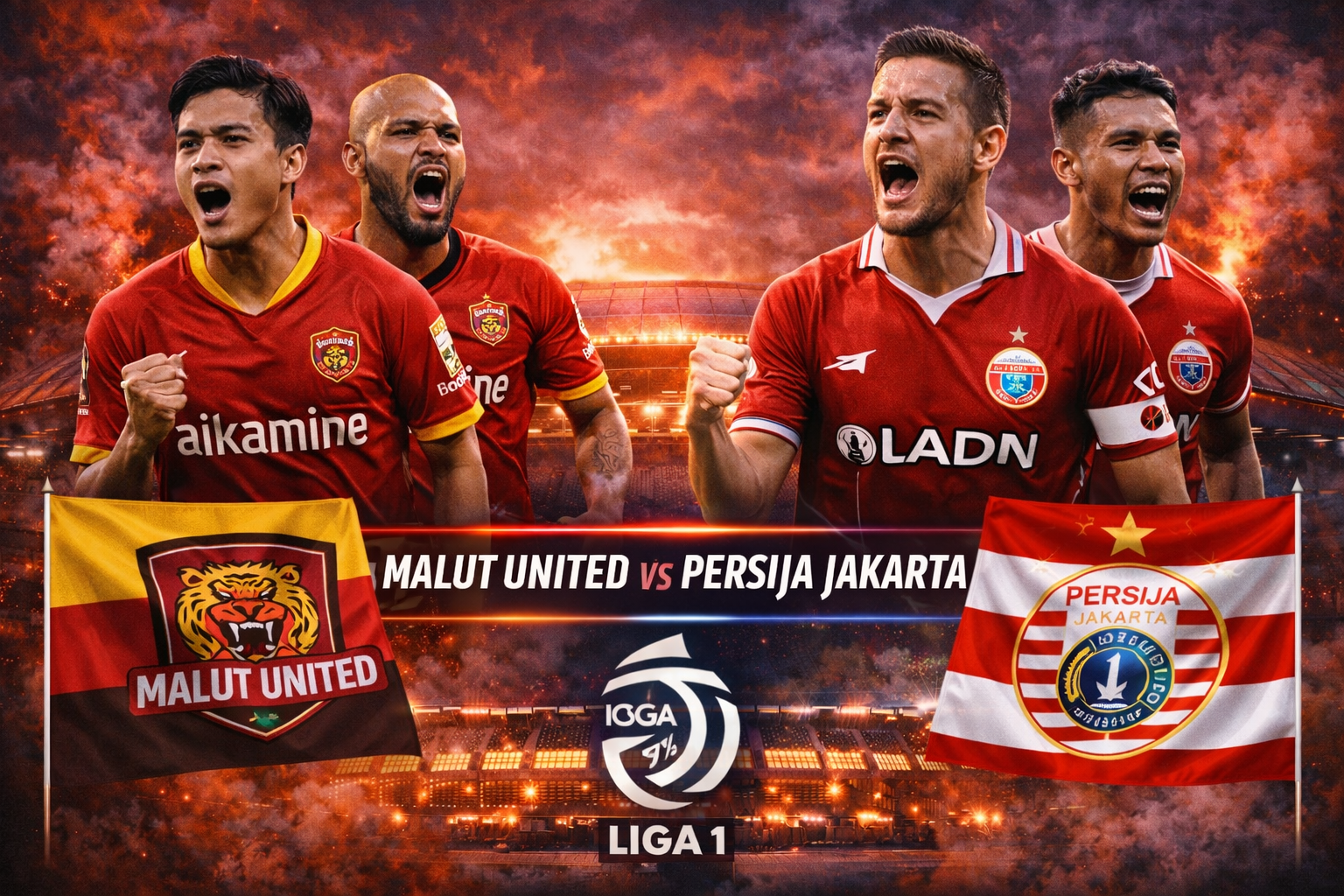 Prediksi Bola Skor Malut United vs Persija Jakarta