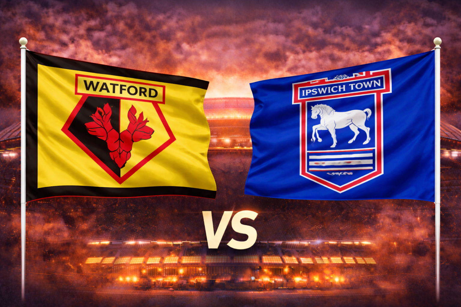 Prediksi Bola Pertandingan Prediksi Watford vs Ipswich Town