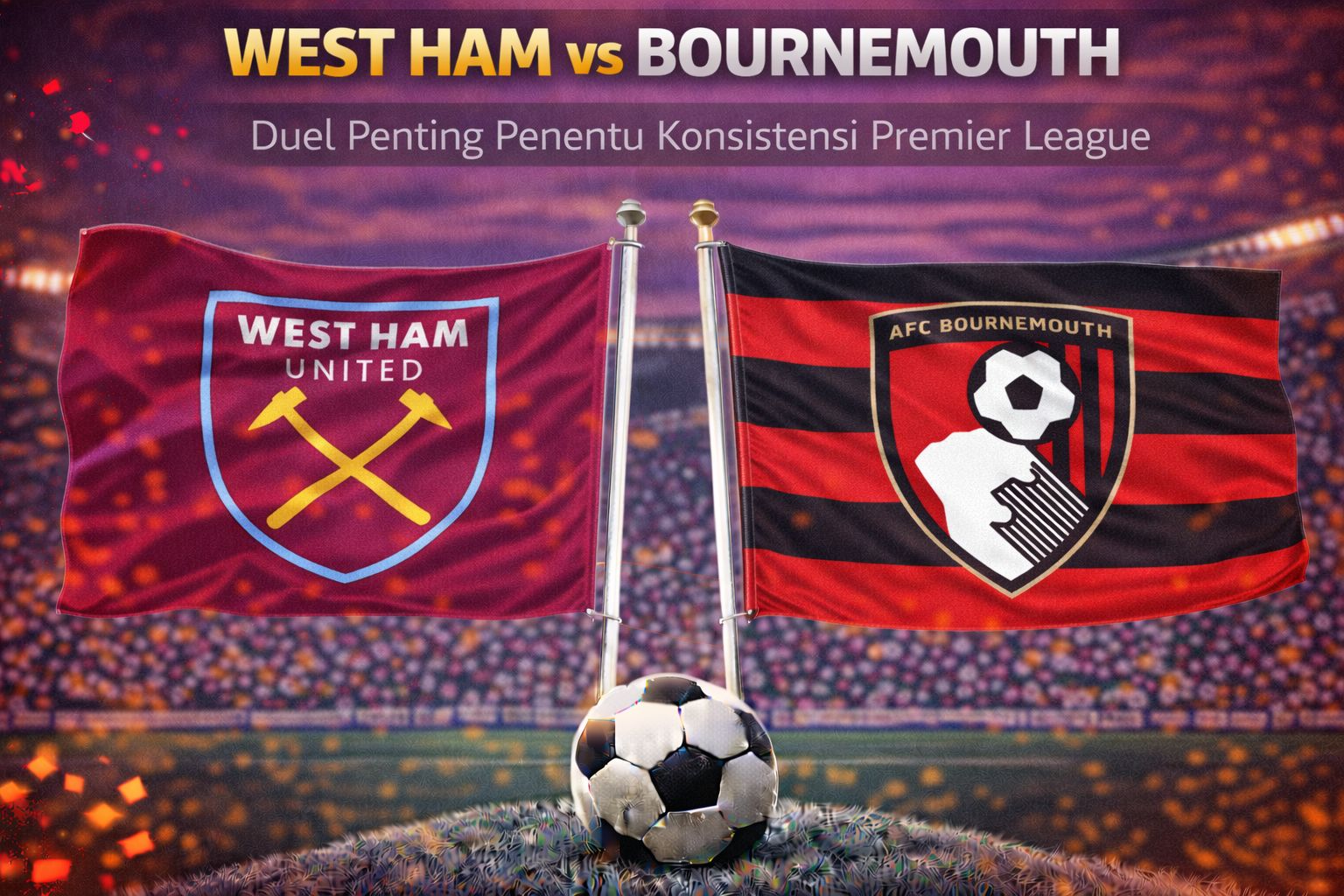 Prediksi Bola Bola West Ham vs Bournemouth