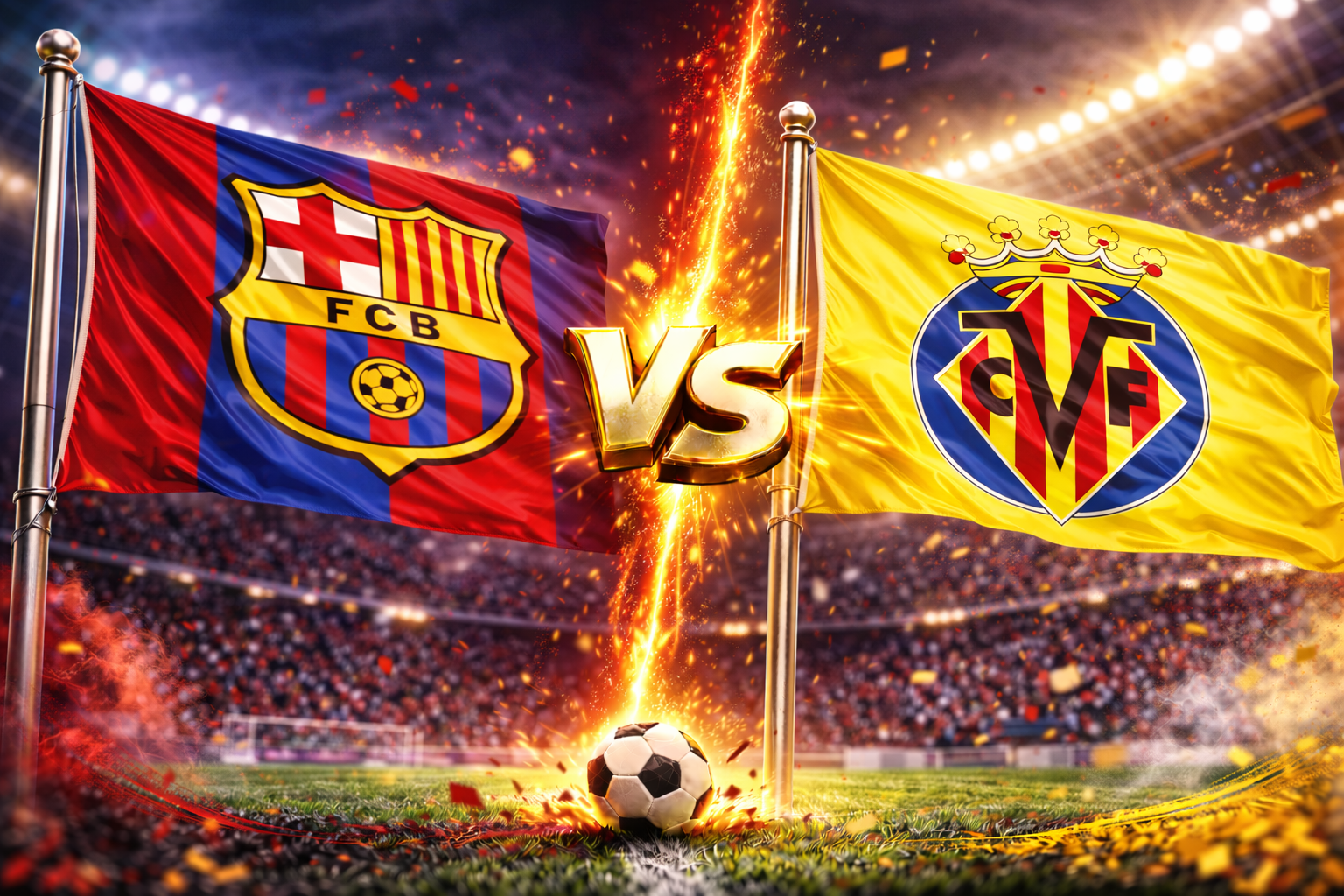 Prediksi Bola Skor Barcelona vs Villarreal