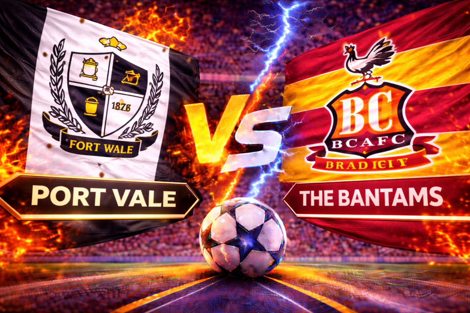 Prediksi Bola Skor Port Vale vs Bradford City
