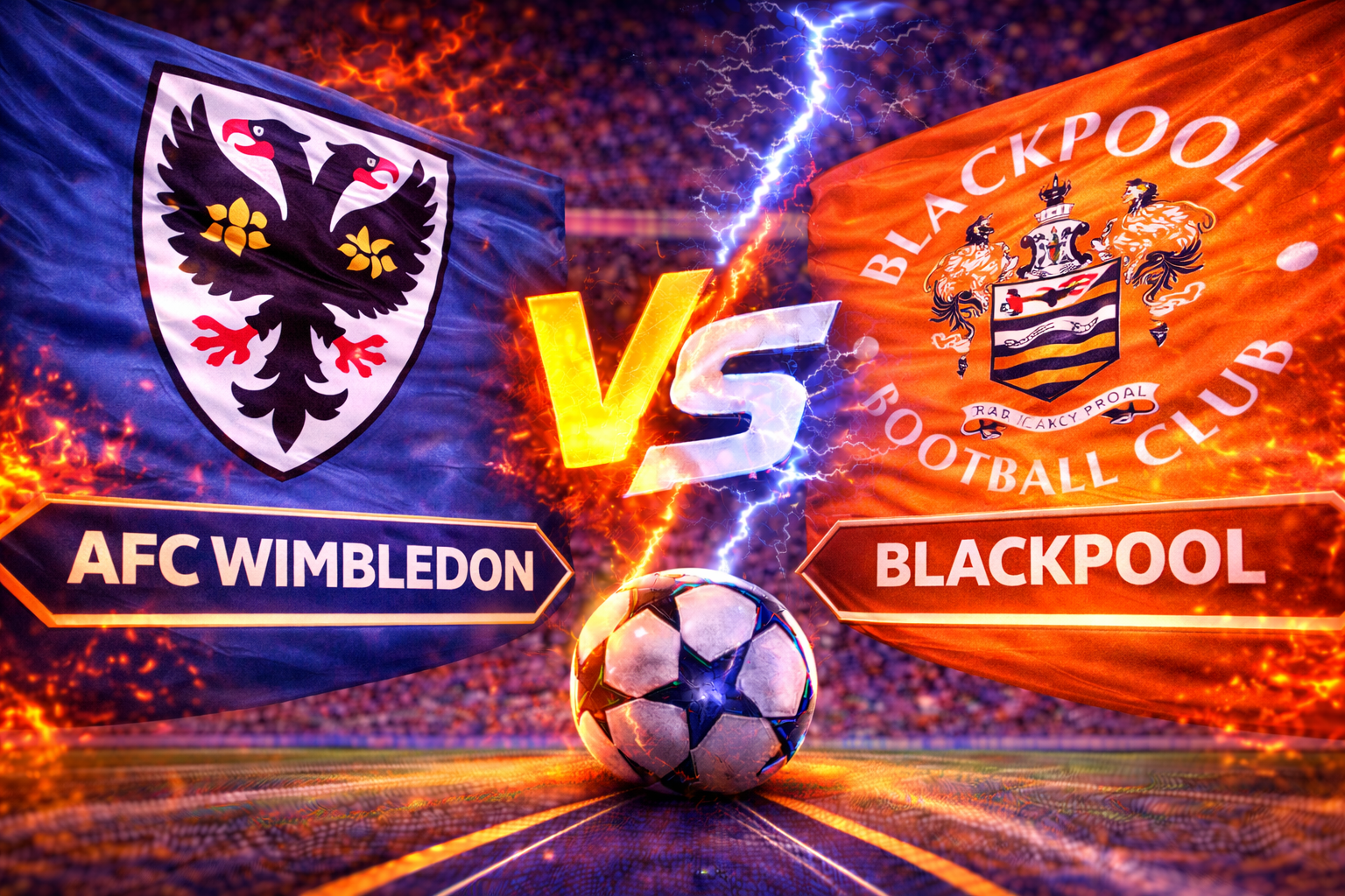 Prediksi Bola Skor AFC Wimbledon vs Blackpool