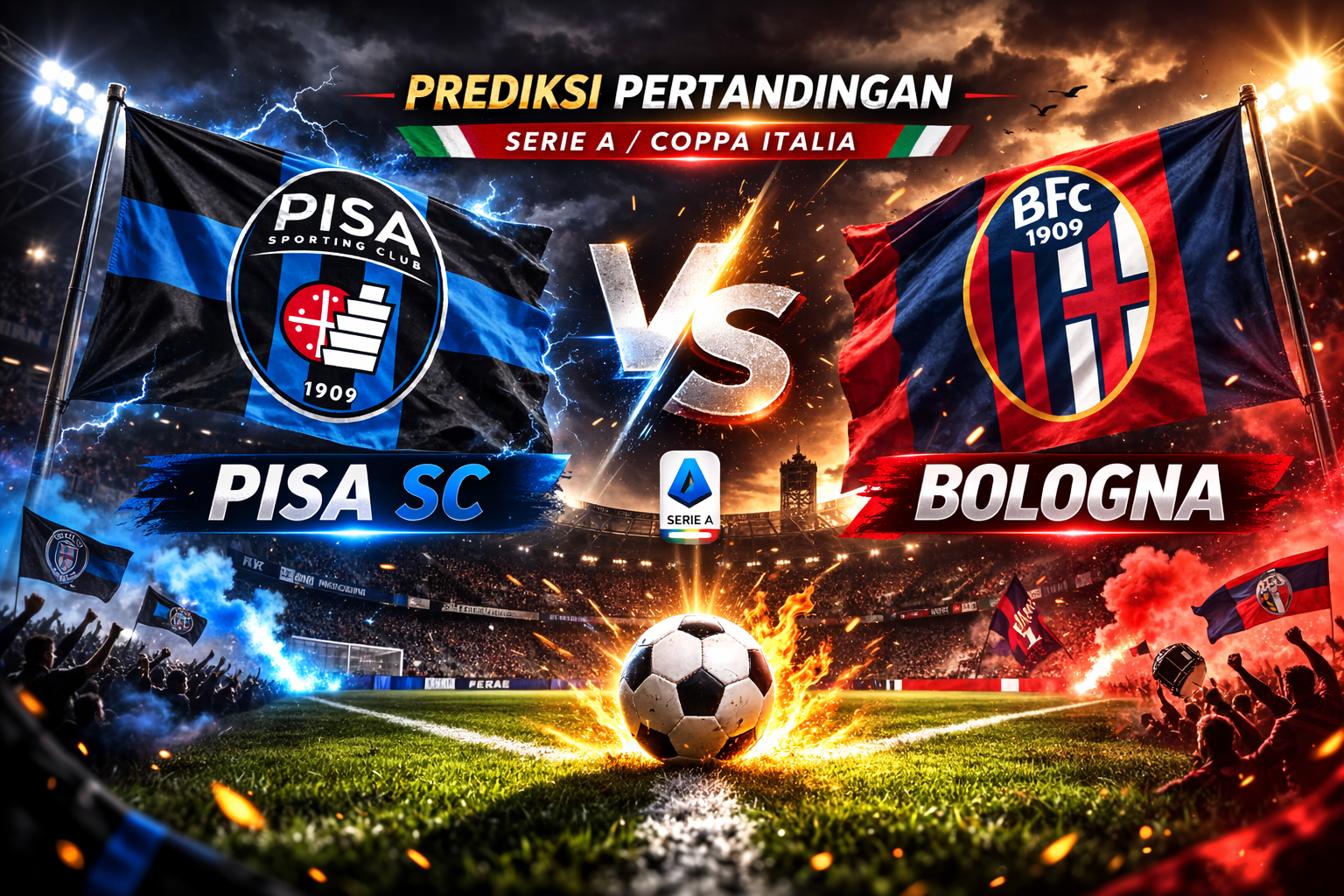 Prediksi Bola Hari Ini Pertandingan Pisa vs Bologna