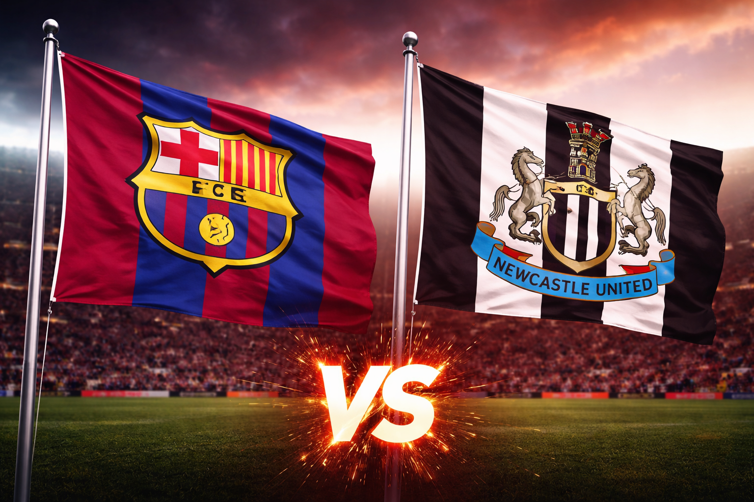 Prediksi Bola skor Barcelona vs Newcastle