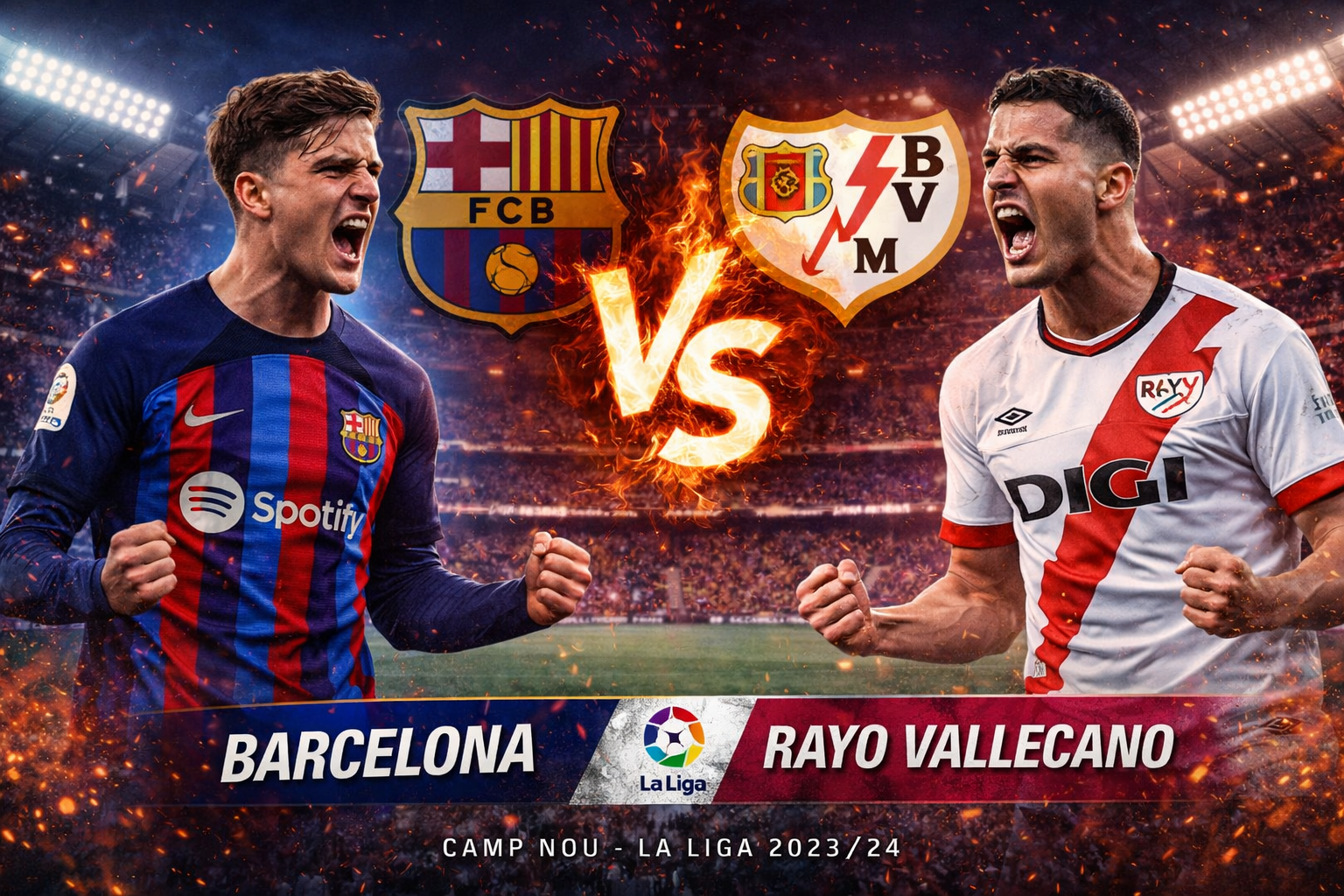 Prediksi Bola Barcelona vs Rayo Vallecano