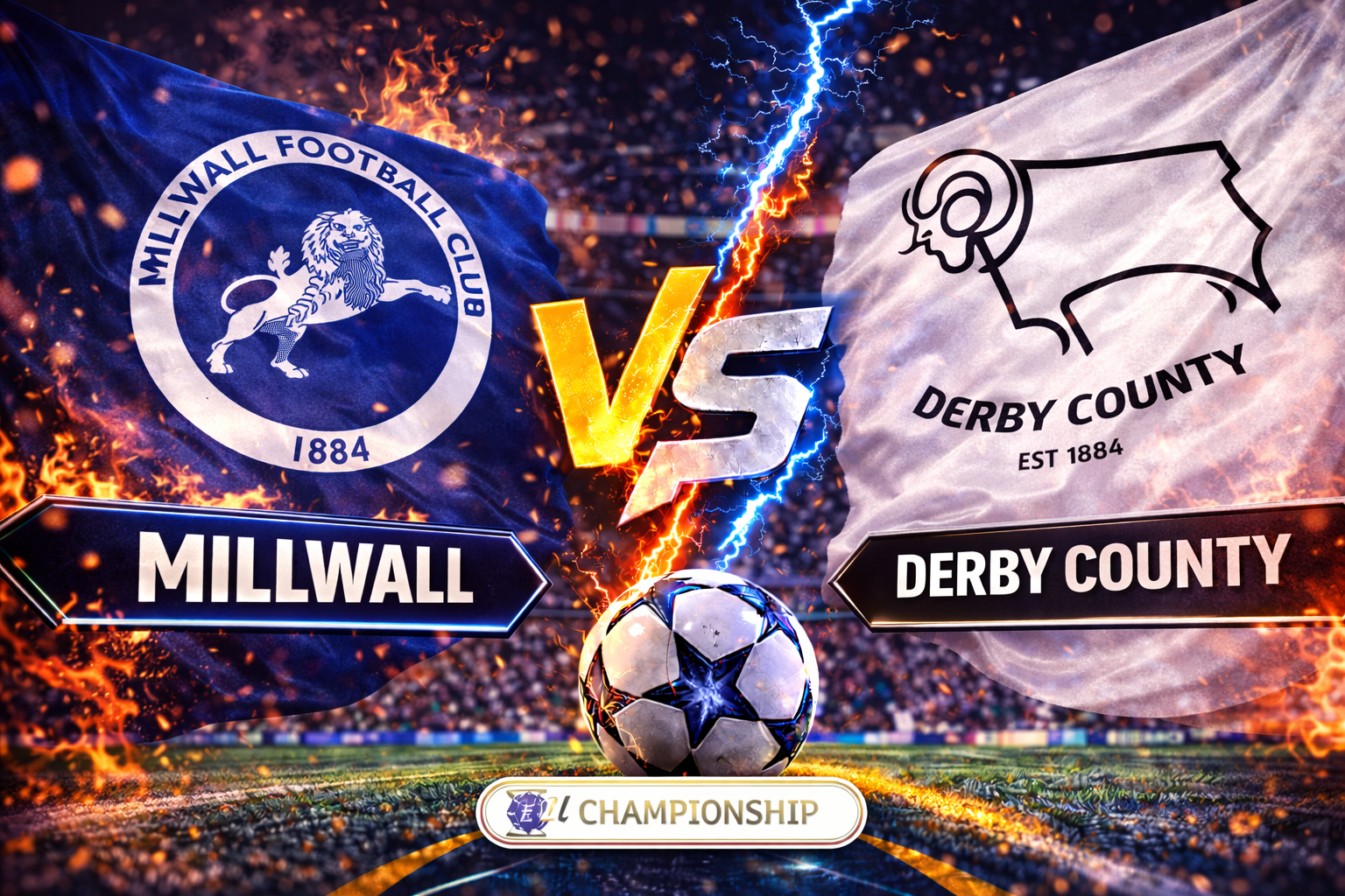 Prediksi Bola Hari Ini Millwall vs Derby County