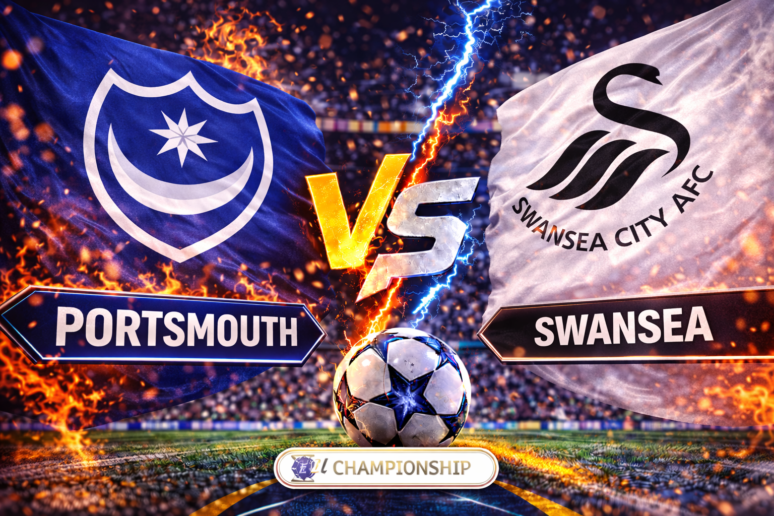 Prediksi Bola Skor Portsmouth vs Swansea City
